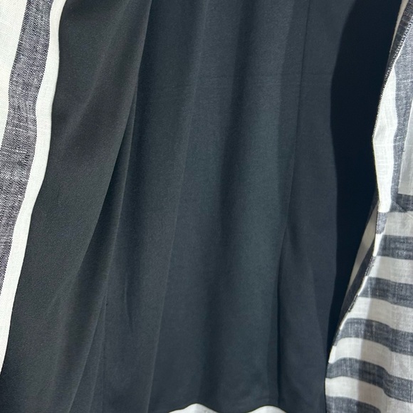 Anthropologie Eva Franco Oversized Striped Linen Blend Blazer Jacket Size SP - Picture 4 of 14